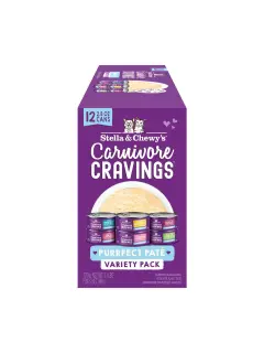 Carnivore Cravings Purrfect Paté 罐头 综合口味装 79 g（12罐装）