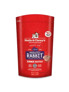 Absolutely Rabbit Frozen Raw Dinner Patties 2.7 kg