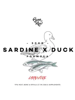 500g - Sardine x Duck Formula (Carnivore)