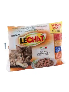 LeChat Multipack Pouches 4 x 100 g