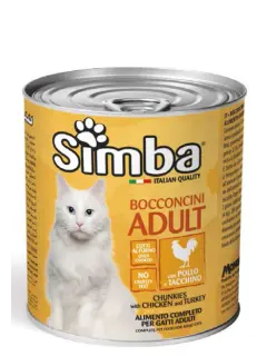 Simba Adult Cat Chunkies with Chicken and Turkey 720 g