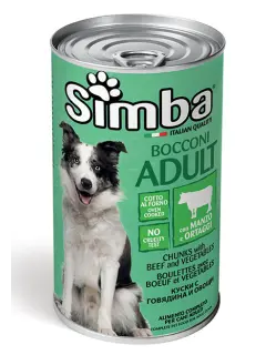 Simba Dog Chunks with Beef and Vegetables 1230 g