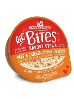 Lil' Bites Savory Stews Beef & Chicken Dinner in Broth Cups 77 g (Упаковка из 12 шт.)