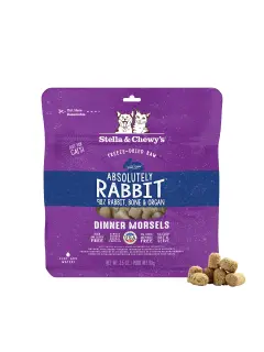 Absolutely Rabbit Freeze-Dried Raw Dinner Morsels for Cats 99 g