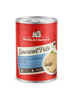 Gourmet Pâté with Chicken & Salmon for Puppies 354 g (Pack of 12)