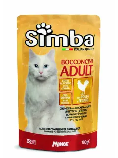 Simba Adult Cat Chunkies with Chicken and Liver 100 g