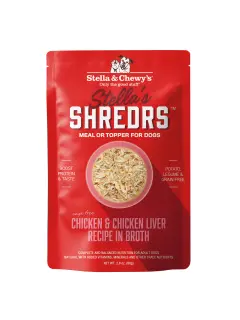 Stella's Shredrs рецепт «Курица и куриная печень» в бульоне, паучи 79 g (упаковка 12 шт.)