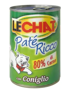 LeChat Adult Paté Ricco with Rabbit 400 g