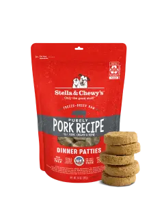 Purely Pork Freeze-Dried Raw Dinner Patties for Dogs 397 g