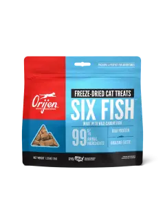 Freeze-Dried Six Fish Cat Treats 35 g
