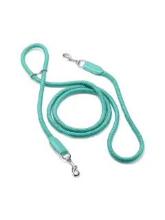 Pet Essentials Leash in Tiffany Blue Rope
