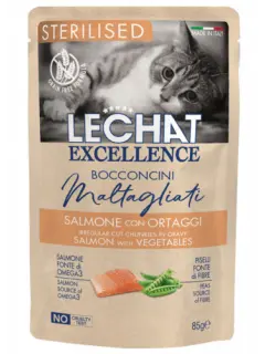 LeChat Sterilised Chunkies Salmon with Vegetables 85 g