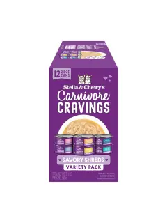 Carnivore Cravings Savory Shreds ассорти консервов 79 g (упаковка 12 шт.)