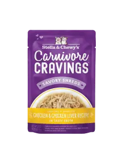 Carnivore Cravings Chicken & Chicken Liver Recipe for Cats 79 g (Pack of 12)
