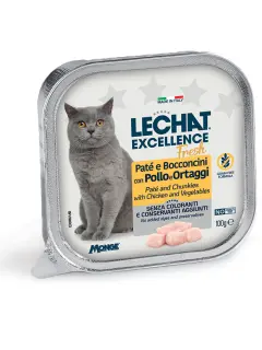 LeChat Excellence Fresh Adult Paté and Chunkies with Chicken and Vegetables 100 g