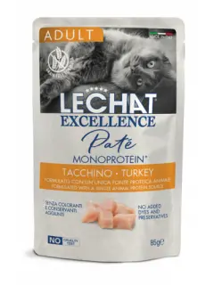 LeChat Adult Paté Monoprotein Turkey 85 g