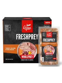 FRESHPREY Turkey, Salmon & Pork Recipe Multipack 7 x 454 g