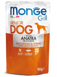 Grill Senior Chunkies Rich in Duck 100 g