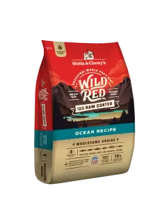 Wild Red Raw Coated Wholesome Grains Ocean Recipe for Dogs 1.6 kg