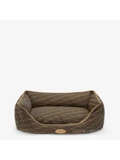 Small FF Jacquard Dog Bed