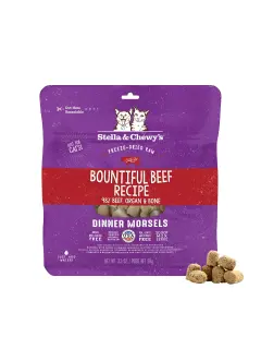 Bountiful Beef сублимированный сырой ужин-кусочки для кошек 99 g