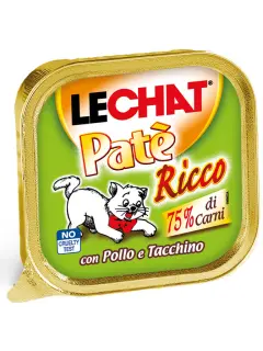 LeChat Adult Paté Ricco with Chicken and Turkey 100 g