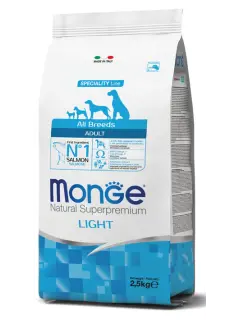 Natural All Breeds Adult Light Salmon with Rice 2.5 kg