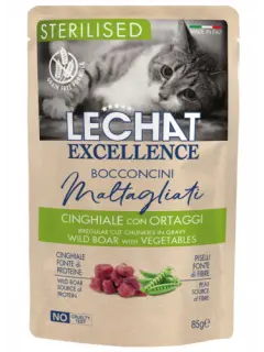 LeChat Sterilised Chunkies Wild Boar with Vegetables 85 g