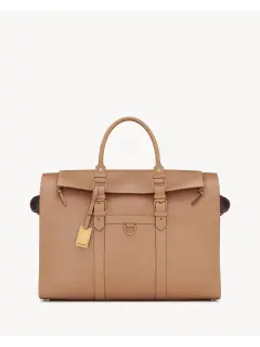 Pet Carrier Bag in Vegetable-Tanned Leather