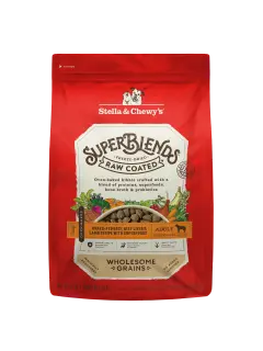 SuperBlends Raw Coated Beef, Beef Liver & Lamb Recipe + Superfoods 犬用 1.6 kg