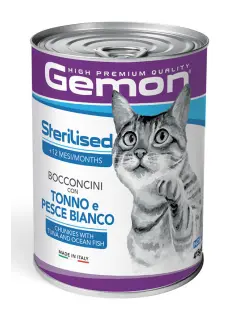 Chunkies au thon et aux poissons de l'océan pour chats adultes stérilisés 415 g