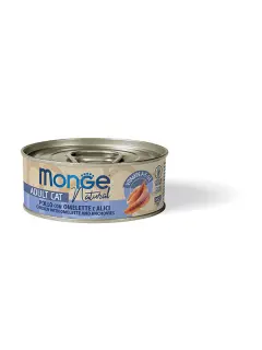Natural Chicken with Omelette and Anchovies Adult 80 g