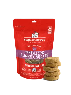 Tantalizing Turkey Freeze-Dried Raw Dinner Patties 156 g