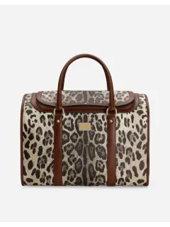 Dog Carrier in Leopard Print