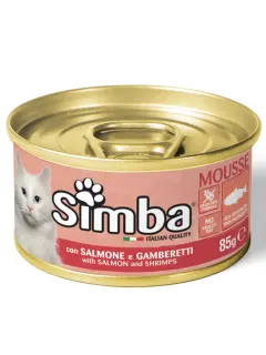 Cat Mousse with Salmon and Shrimps 85 g