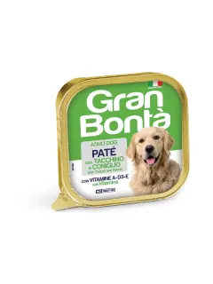 Gran Bontà All Breeds Adult Paté with Turkey and Rabbit 300 g