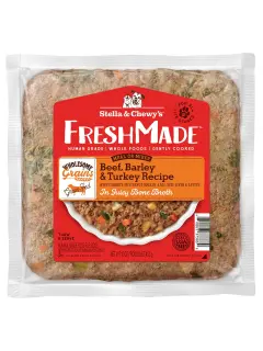 FreshMade ternera, cebada y pavo comida cocinada con suavidad para perros 454 g