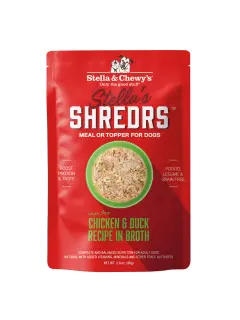 Stella's Shredrs рецепт «Курица и утка» в бульоне, паучи 79 g (упаковка 12 шт.)
