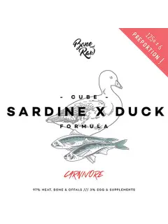 CUBE Sardine x Duck Formula (Carnivore) 6 × 125 g