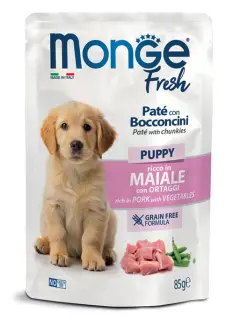 Fresh Paté with Chunkies rich in Pork with Vegetables - Puppy 85 g