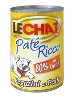 LeChat Adult Paté Ricco with Chicken Livers 400 g