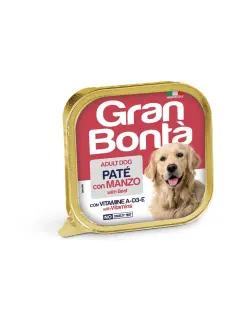 Gran Bontà All Breeds Adult Dog Paté with Beef 150 g