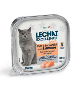 LeChat Excellence Fresh Adult Paté and Chunkies with Salmon 100 g