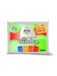 Simba Multipack Pouches 4 x 100 g