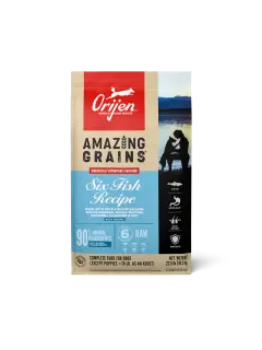 Amazing Grains Six Fish Dry Dog Food 10.2 kg