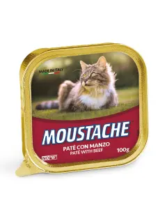 Moustache Adult Cat Paté with Beef 100 g
