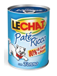 LeChat Adult Paté Ricco with Tuna 400 g