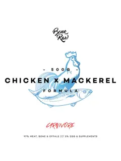 500 g Chicken & Mackerel Formula (Carnivore)