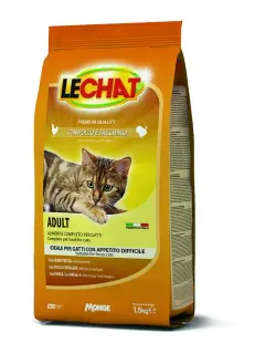 LeChat Adult Kibbles 鸡肉火鸡肉配方猫粮 1.5 kg