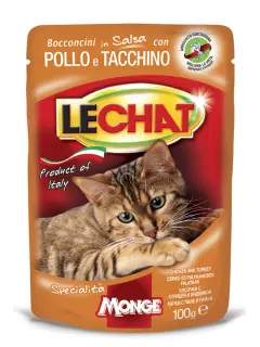 LeChat Adult Cat Chunkies with Chicken and Turkey 100 g